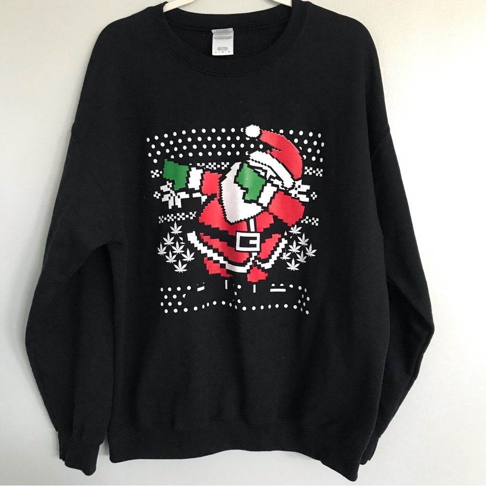 Dabbing Santa Ugly Christmas Sweatshirt